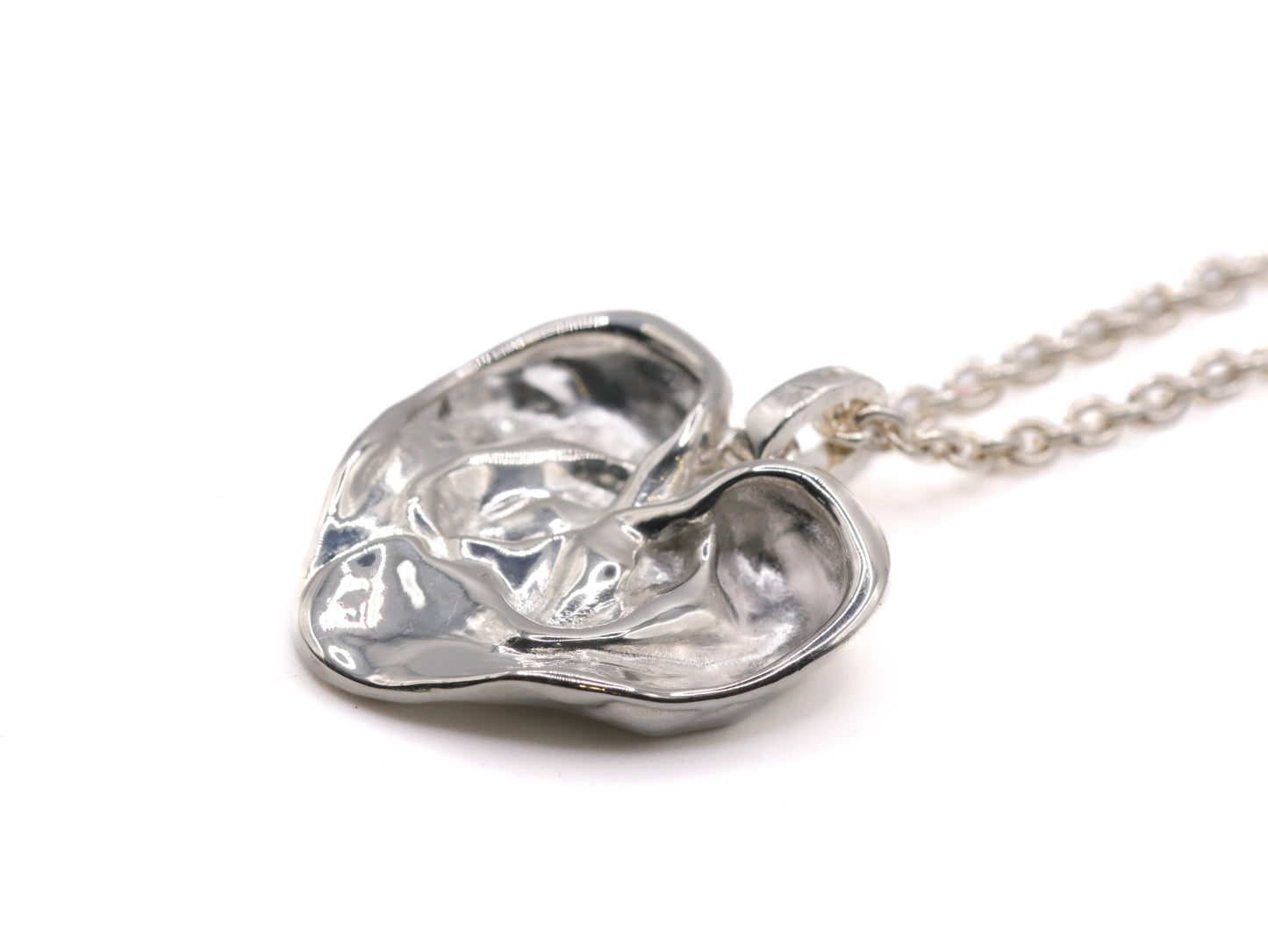 'A Good Listener' Medium Heart Necklace