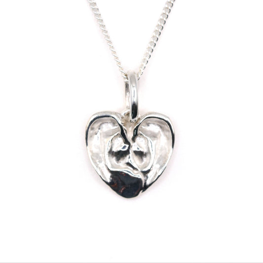 'A Good Listener' Small Heart Necklace