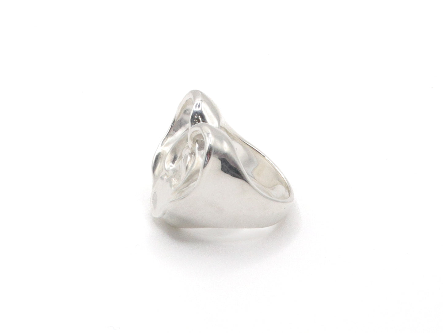 'A Good Listener' Large Heart Ring
