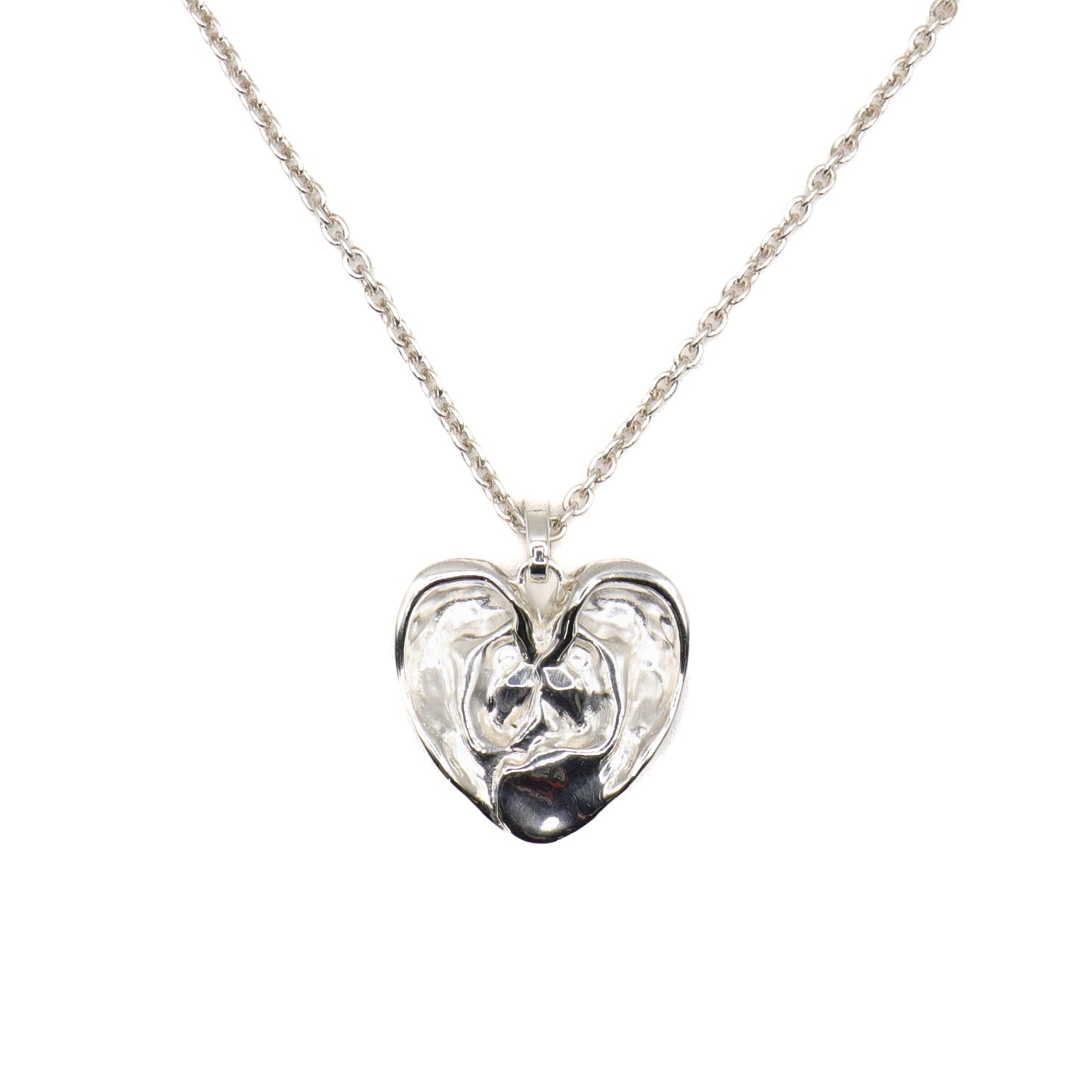 'A Good Listener' Medium Heart Necklace