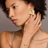 'A Good Listener' Gold Heart Bracelet