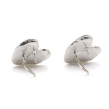 'A Good Listener' Large Heart Earrings