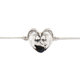 'A Good Listener' Heart Bracelet