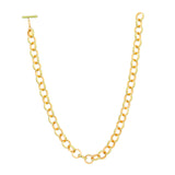 Spark Gold Chain Necklace Yellow