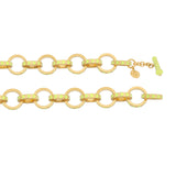 Spark Gold Chain Necklace Yellow