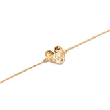 'A Good Listener' Gold Heart Bracelet
