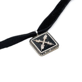 Introvert Crest Necklace Black Diamond