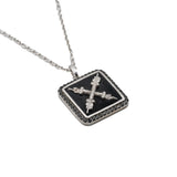 Introvert Crest Necklace Black Diamond