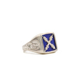Introvert Stone Signet Ring Lapis