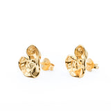 'A Good Listener' Small Gold Heart Earrings