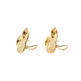 'A Good Listener' Medium Gold Heart Earrings
