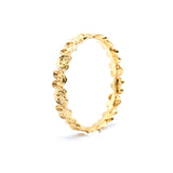 'A Good Listener' Gold Heart Bangle