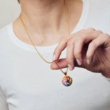 Catherine Spinning Enamel Necklace
