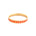 image of spark enamel ring in orange and gold on white background